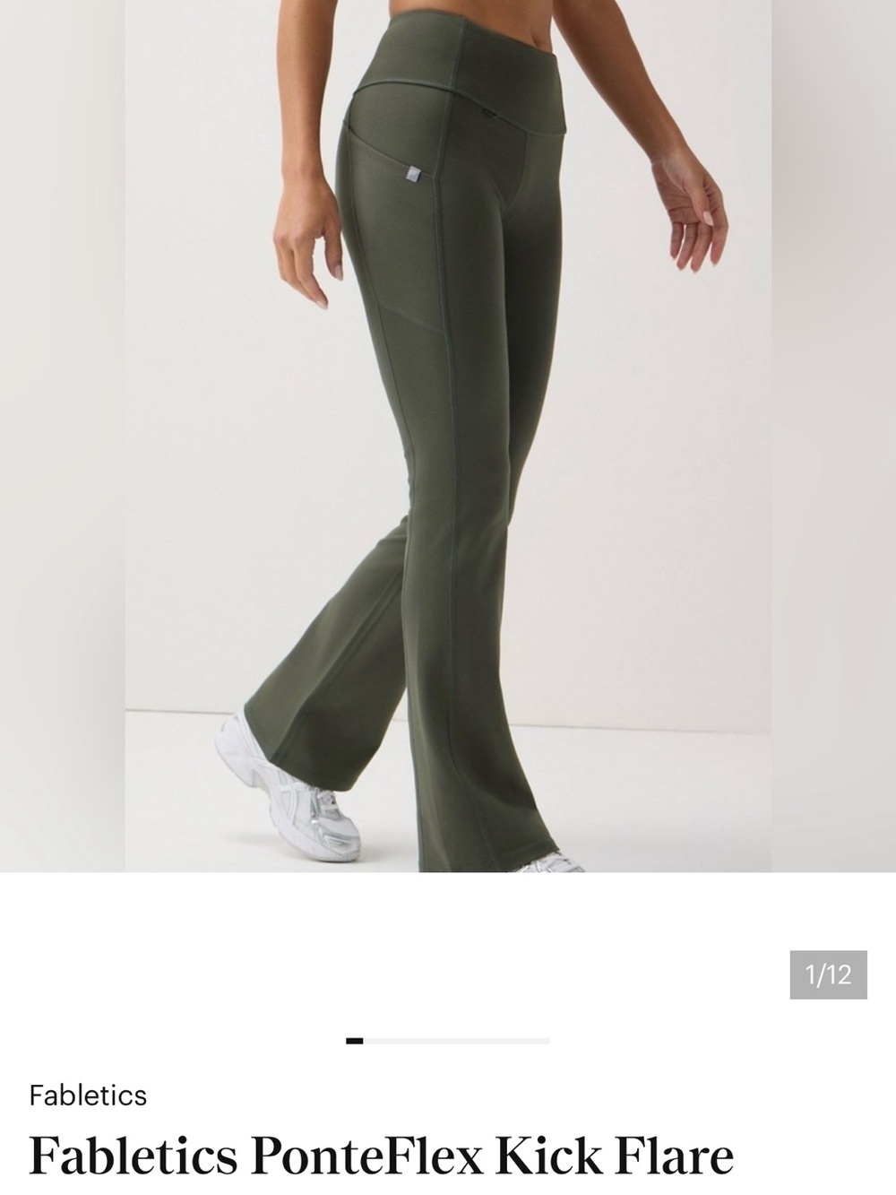 Fabletics Olive Green Pants - BRAND NEW